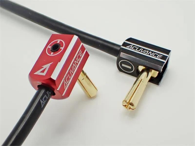 Acuvance Akku Stecker 5mm (schwarz/rot)